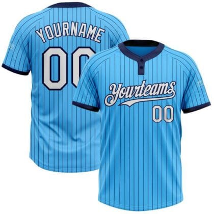Custom Sublimated Softball Two Button Jersey