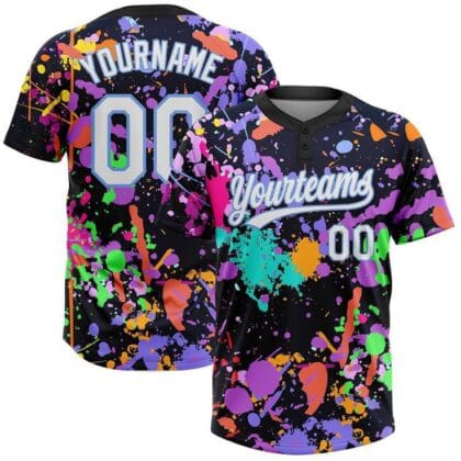 Custom Sublimated Softball Two Button Jersey
